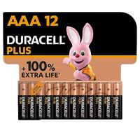 Duracell Plus AAA-batterijen (12 stuks) - 1,5V-alkaline batterijen - Tot 100% extra levensduur -Betrouwbaar voor dagelijks gebruikte apparaten- 0% plastic verpakking - 10 jaar te bewaren - LR03 MN2400 - thumbnail