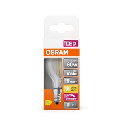 OSRAM HOMELIGHTING 4058075447875 LED-lamp Energielabel E (A - G) E14 Kogel 6.5 W = 60 W Warmwit (Ø x h) 45.0 mm x 84 mm 1 stuk(s) OSRAM HOMELIGHTING 4058075447875 LED-lamp Energielabel E (A - G) E14 Kogel 6.5 W = 60 W Warmwit (Ø x h) 45.0 mm x 84 mm 1 stuk(s)