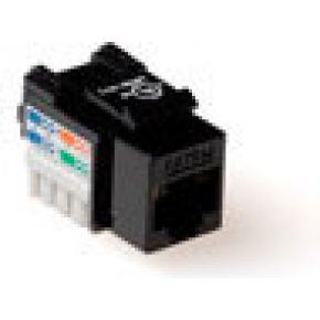 ACT TD6014 Keystone Jack CAT6 Unshielded Down | Zwart