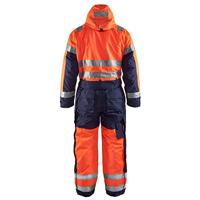 Blåkläder Winteroverall High-Vis 67631977 | High-Vis Oranje/Marineblauw | Maat 62 - 7330509253991 - thumbnail