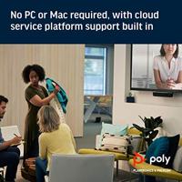Poly All-in-one 4K video conferentiesysteem 'Studio X30', 120° kijkhoek, 4-voudige zoom, zwart - thumbnail