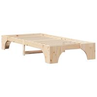 Bedframe Naturel 90 x 190 cm Massief grenenhout - thumbnail