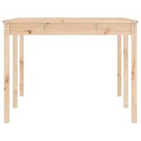 Tuintafel 203,5x100x76 cm massief grenenhout - thumbnail