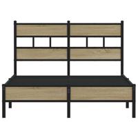 Bedframe zonder matras hout sonoma eikenkleurig 120x190 cm - thumbnail