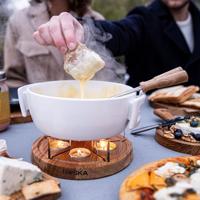 BOSKA - Kaasfondue - Fondueset Twinkle wit - thumbnail