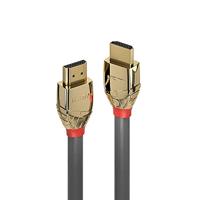 LINDY 37865 HDMI-kabel HDMI Aansluitkabel HDMI-A-stekker, HDMI-A-stekker 7.50 m Grijs 4K UHD - thumbnail