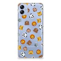 TPU bumper voor Samsung Galaxy A04e Dieren Emojis - thumbnail