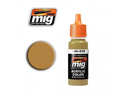 MIG Acrylic RAL 8020 Gelbbraun 17ml