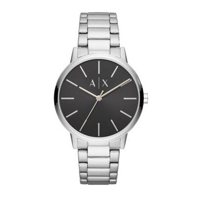 Armani Exchange horloge Cayde AX2700 zilver/zwart Armani Exchange horloge Cayde AX2700 zilver/zwart