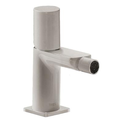 Bidetmengkraan Tres Loft Colors Draaiknop Uitloop Recht 8 cm Rond RVS