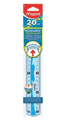 Maped decimeterlat Flex dubbele decimeter, 20 cm