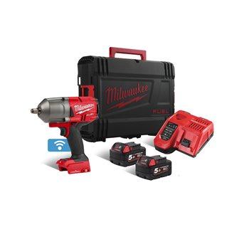 Milwaukee M18 FUEL™ ONEFHIWF12-0X ONE-KEY™ Accu slagmoersleutel 1356Nm 1/2" frictiering 18V Basic Body in HD-Box - 4933459726
