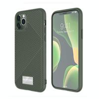 Voor iPhone 11 Pro MOLANCANO JELLINE BUMPER schokbestendige TPU beschermhoes (Army Green) - thumbnail
