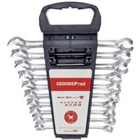 Gedore RED R05905010 Open Ringratel-steeksleutelset Metrisch 10 - 19 mm 10-Delig 3301003 - R05905010 - thumbnail