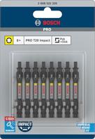Bosch Accessoires Schroefbit tweezijdig Impact Control T20, 65 mm 8x - 2608522339 - thumbnail