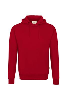 Hakro 560 Hooded sweatshirt organic cotton GOTS - Red - 4XL