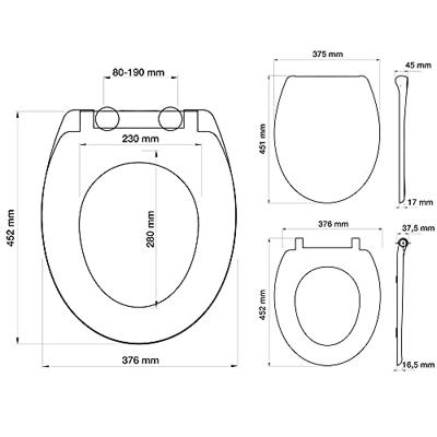 Toiletzitting Tiger Ventura Softclose Duroplast Wit - thumbnail