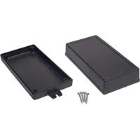 TRU COMPONENTS TC-7910832 Flensbehuizing 145 x 74 x 40 ABS Zwart 1 stuk(s) - thumbnail