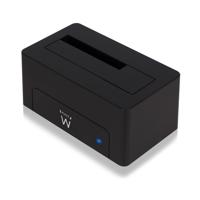 Ewent EW7012 basisstation voor opslagstations USB 3.2 Gen 1 (3.1 Gen 1) Type-B Zwart - thumbnail