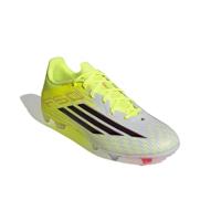 adidas F50 League Gras / Kunstgras Voetbalschoenen (MG) Neongeel Zwart Rood - thumbnail