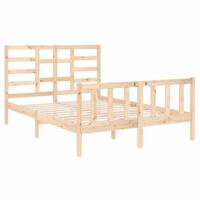 Bedframe massief hout 120x190 cm - thumbnail