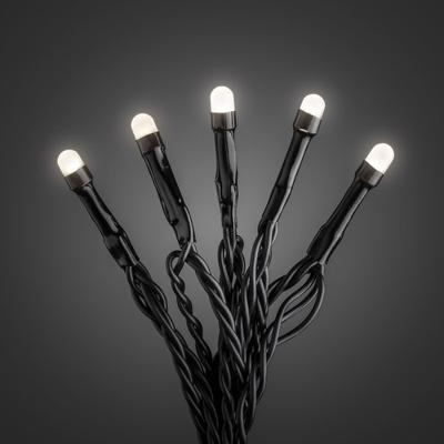 Konstsmide 3813-100 Micro-lichtketting Buiten Energielabel: E (A - G) werkt op het lichtnet Aantal lampen 200 LED Warmwit Verlichte lengte: 31.84 m