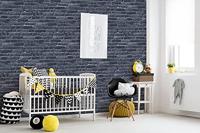 AS Creation Little Love zwart behang | 381331 - thumbnail