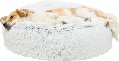 TRIXIE KUSSEN HARVEY ROND WIT / ZWART 80X80X22 CM