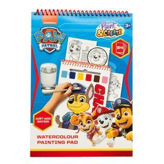 Canenco Paw patrol water verfset boek - incl kwast