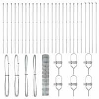 Weidehekwerk Zilver 50 x 1 m Gegalvaniseerd staal - thumbnail