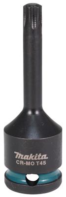 Makita Accessoires Slagschroefbit T45x78mm Impact Black 1/2" VK - E-19825