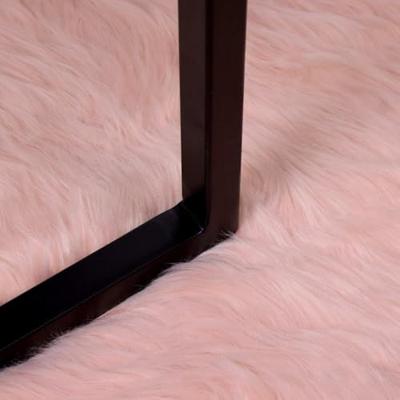 Nep Schapenvacht Tapijt Tafalla Roze 80 x 120 cm Polyester