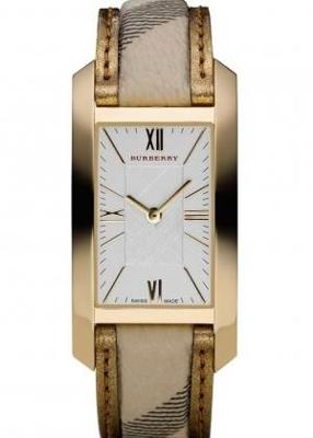 Horlogeband Burberry BU1075 Leder/Kunststof Bi-Color 18mm Horlogeband Burberry BU1075 Leder/Kunststof Bi-Color 18mm