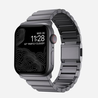Nomad Aluminum Strap Apple Watch 42/44/45/49mm Space Gray