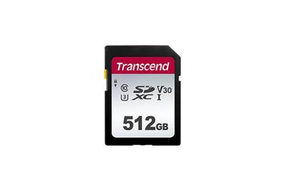 Transcend Premium 300S SDXC-kaart 512 GB Class 10, UHS-I, UHS-Class 3, v30 Video Speed Class Transcend Premium 300S SDXC-kaart 512 GB Class 10, UHS-I, UHS-Class 3, v30 Video Speed Class