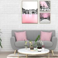 VidaXL 3d-behang zelfklevend 20 st bakstenen wit - thumbnail