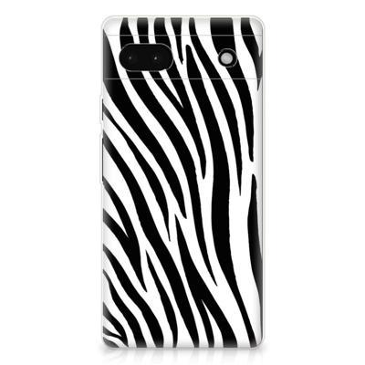 Google Pixel 6A | TPU Hoesje | Zebra Google Pixel 6A | TPU Hoesje | Zebra