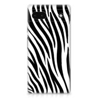 Google Pixel 6A | TPU Hoesje | Zebra - thumbnail