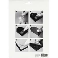 Creativ Company Deco folie en transfervel, vuurtoren, vel 15x15 cm, blauw, zilver, 2x2 vel/ 1 doos - thumbnail