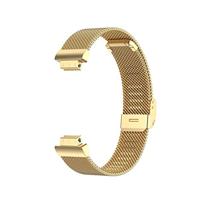 Fitbit Inspire Milanese bandje met gesp - Maat: Large - Goud - thumbnail