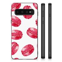 Samsung Galaxy S10 Silicone Case Pink Macarons - thumbnail
