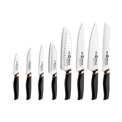 Santoku-mes BRA A198004 Grijs Roestvrij staal - thumbnail