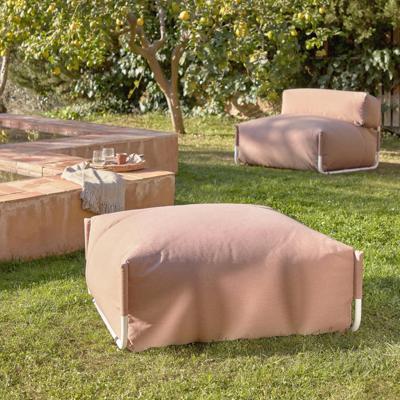 Kave Home Modulaire Outdoor Bank 'Square' Poef, kleur Terracotta