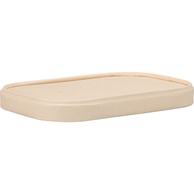 Depa Deksel | maaltijdcontainer | Karton + PP | 169x117x bruin | 300 stuks