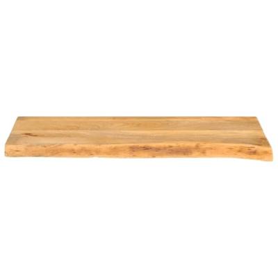 Tafelblad met natuurlijke rand 90x40x3,8 cm massief mangohout