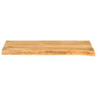 Tafelblad met natuurlijke rand 90x40x3,8 cm massief mangohout - thumbnail