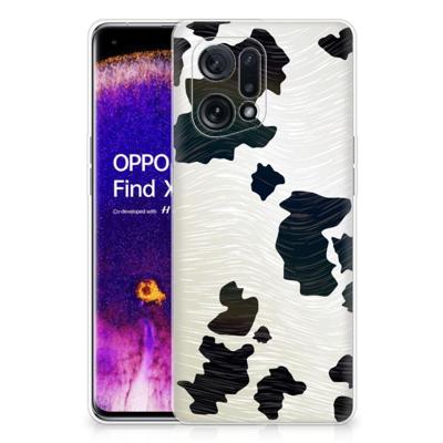 OPPO Find X5 | TPU Hoesje | Koeienvlekken