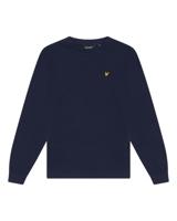 Lyle & Scott winter t-shirt jongens - navy blauw - longsleeve - thumbnail