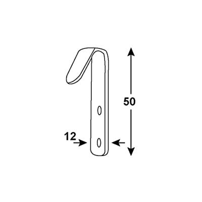 Connex Vlakhaak 12X50Mm 2St/Vz - DY270660