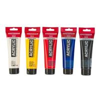 Bruynzeel Amsterdam standard series acrylverf mengset 120ml, 5dlg. - thumbnail